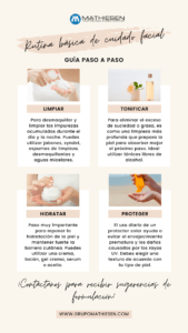 4 pasos básicos para cuidado de la piel