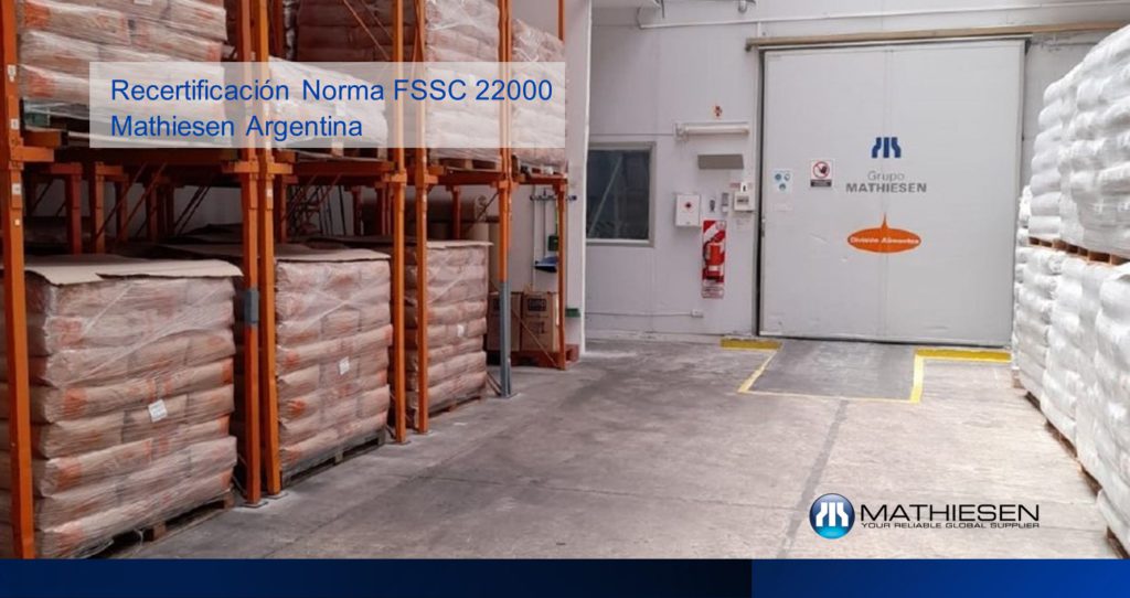 Recerticicación Norma FSSC 22000 - Mathiesen Argentina