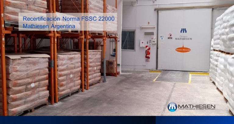 Mathiesen Argentina Recertifica Norma de Inocuidad Alimentaria