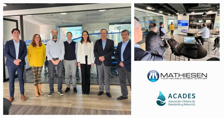 Mathiesen Group officially joins the Chilean Desalination Association, ACADES.