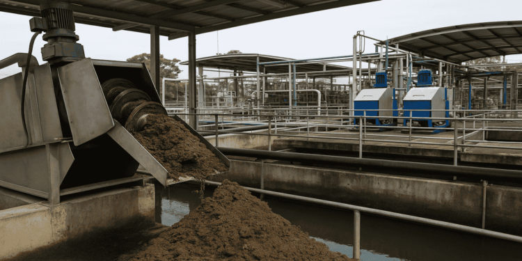 Deshidratación de Lodos: Eficiencia en el Tratamiento de Aguas Residuales