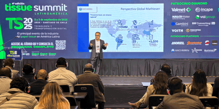 Mathiesen expone en Tissue Summit  y en Packaging Summit, realizadas en Santiago