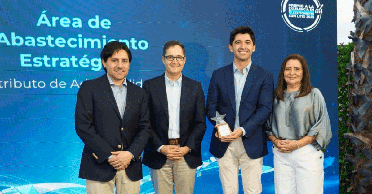 SQM Litio distingue a Mathiesen Chile por su “Adaptabilidad” en el Abastecimiento Estratégico