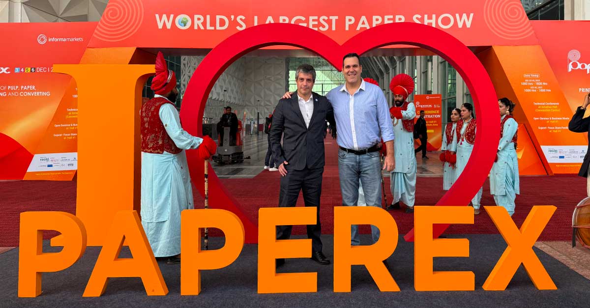 Objetivo logrado en visita a feria PAPEREX en India