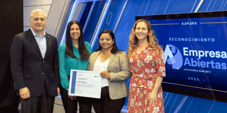  SOFOFA reconoce a Mathiesen Chile por su participación en la iniciativa Empresas Abiertas 2025