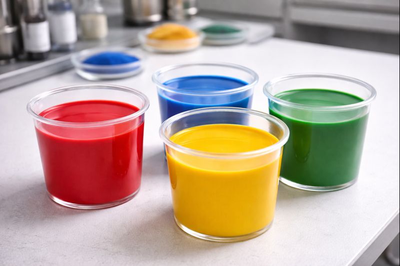 Dispersiones pigmentarias base agua listas para usar con color homogéneo y estable para pinturas látex