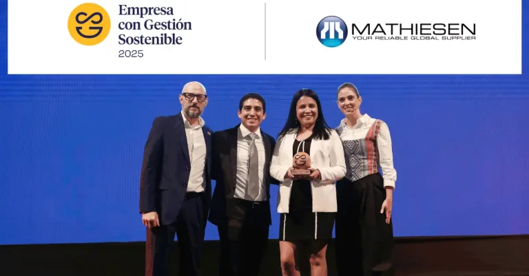 Por segundo año consecutivo, Mathiesen Perú SAC recibe el Distintivo Empresa con Gestión Sostenible